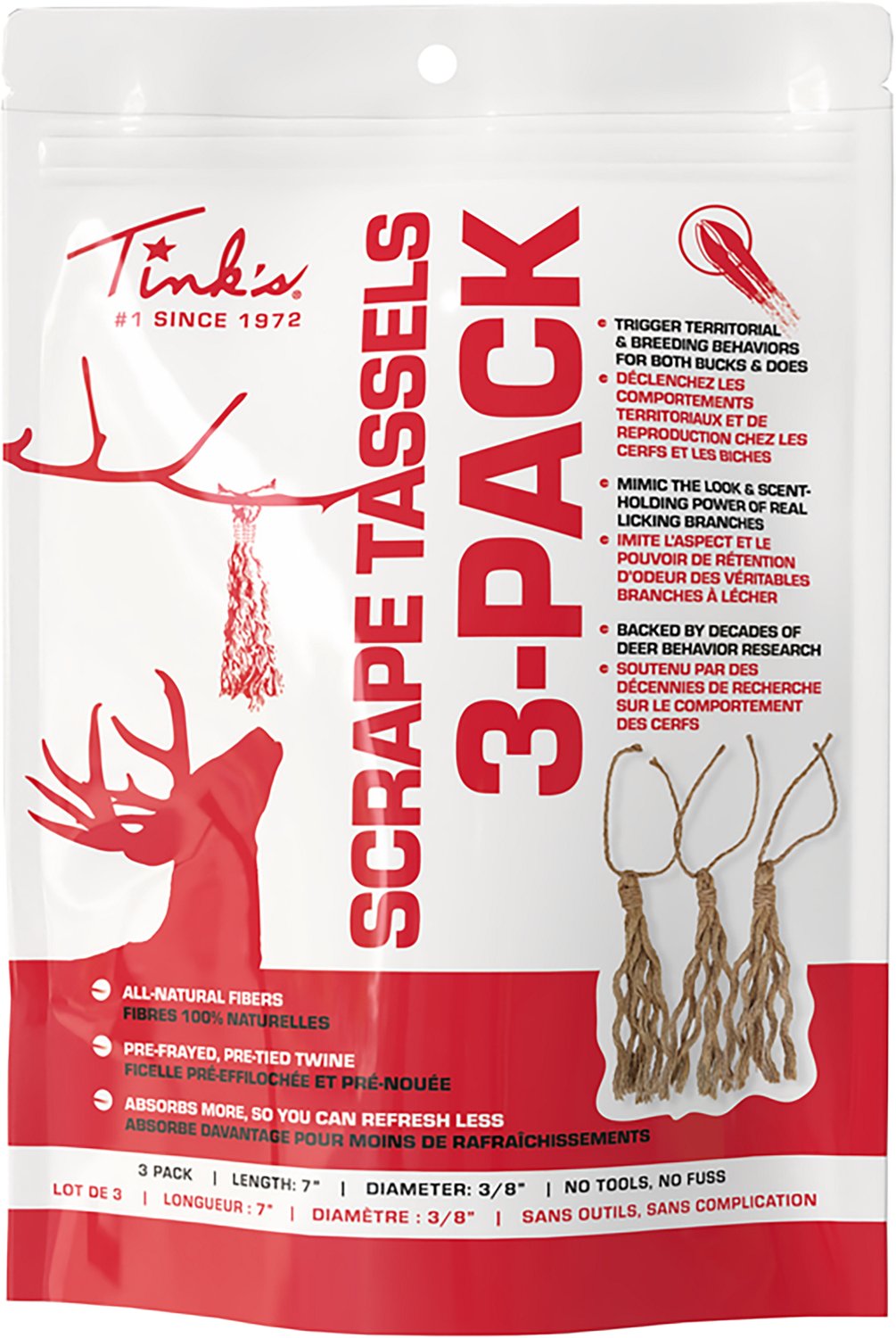 Tink's Scrape Tassels 3-Pack