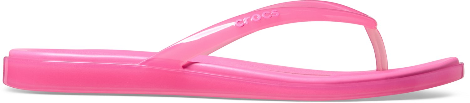 Crocs Women's Miami Round Toe Jelly Flip-Flops