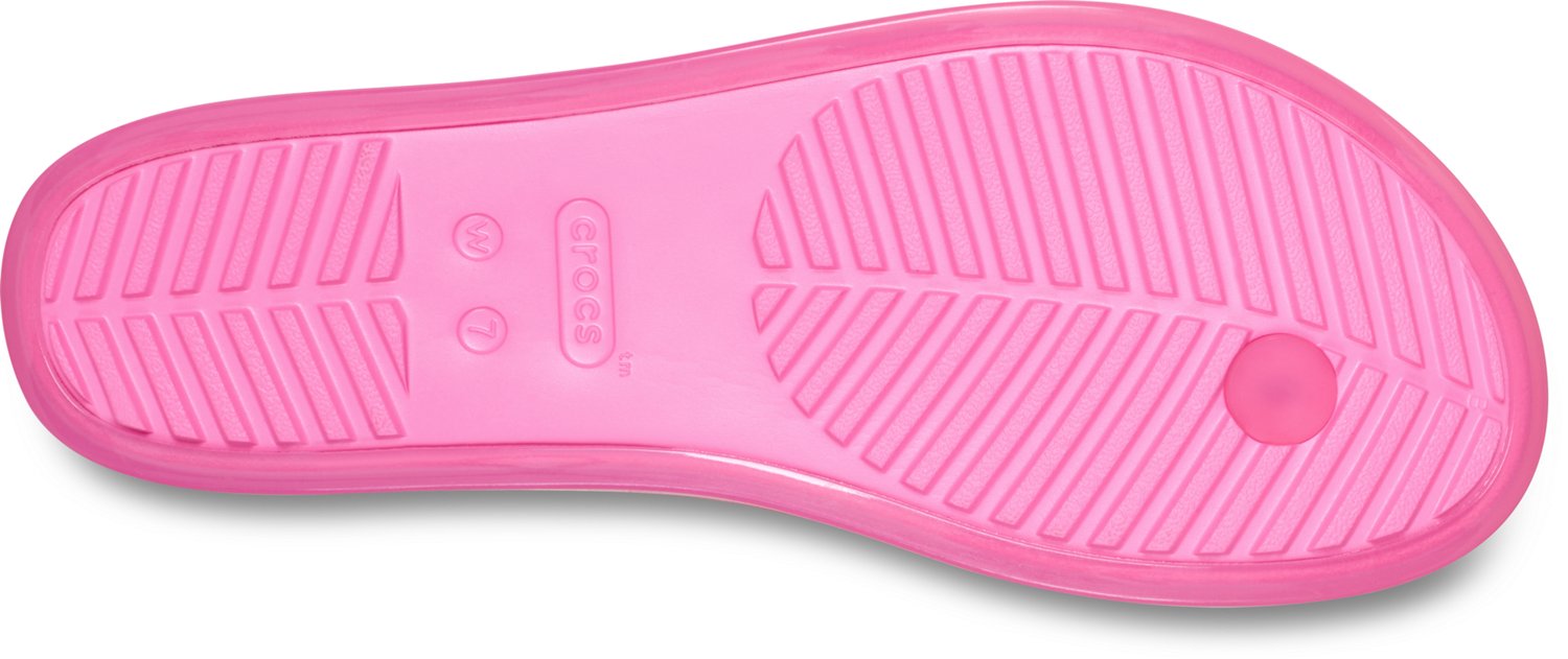 Crocs Women's Miami Round Toe Jelly Flip-Flops - view number 5