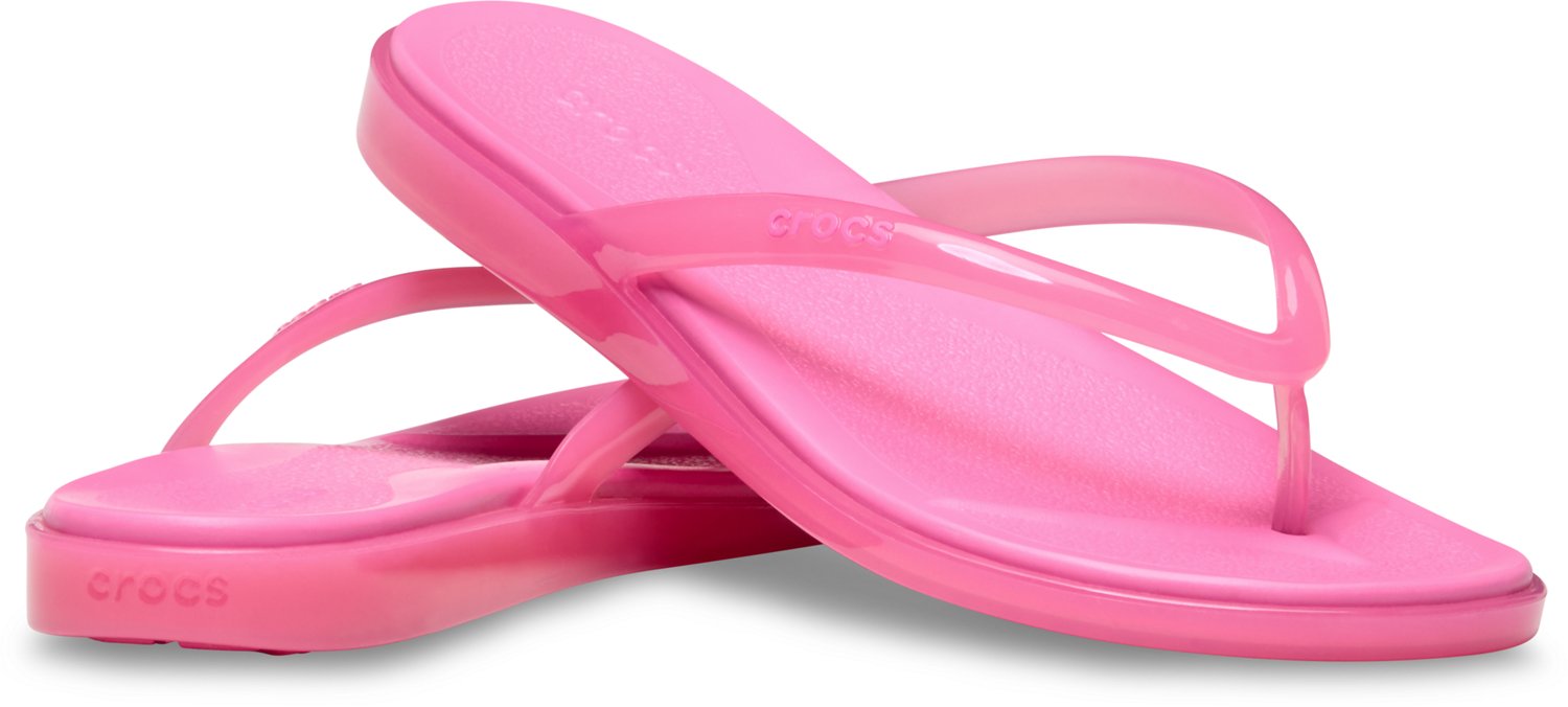Crocs Women's Miami Round Toe Jelly Flip-Flops - view number 6