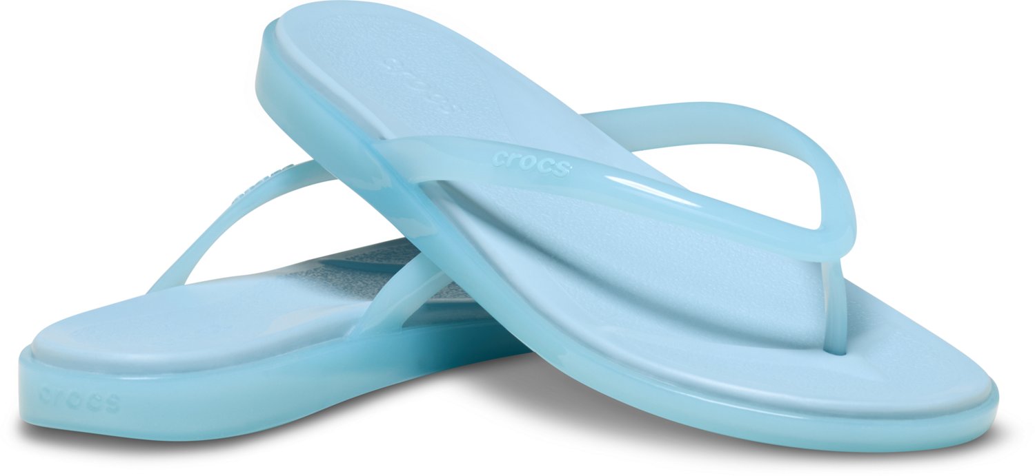 Crocs Women's Miami Round Toe Jelly Flip-Flops - view number 6