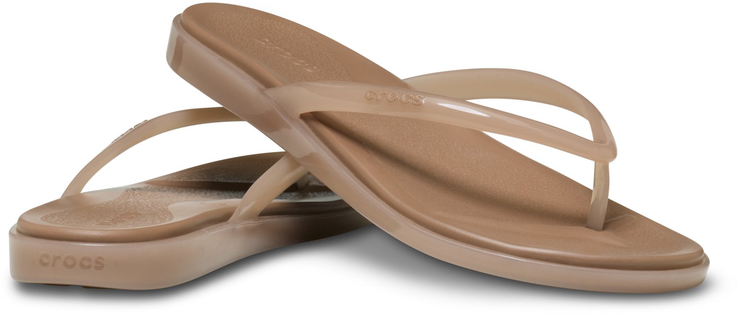 Crocs Women's Miami Round Toe Jelly Flip-Flops - view number 6