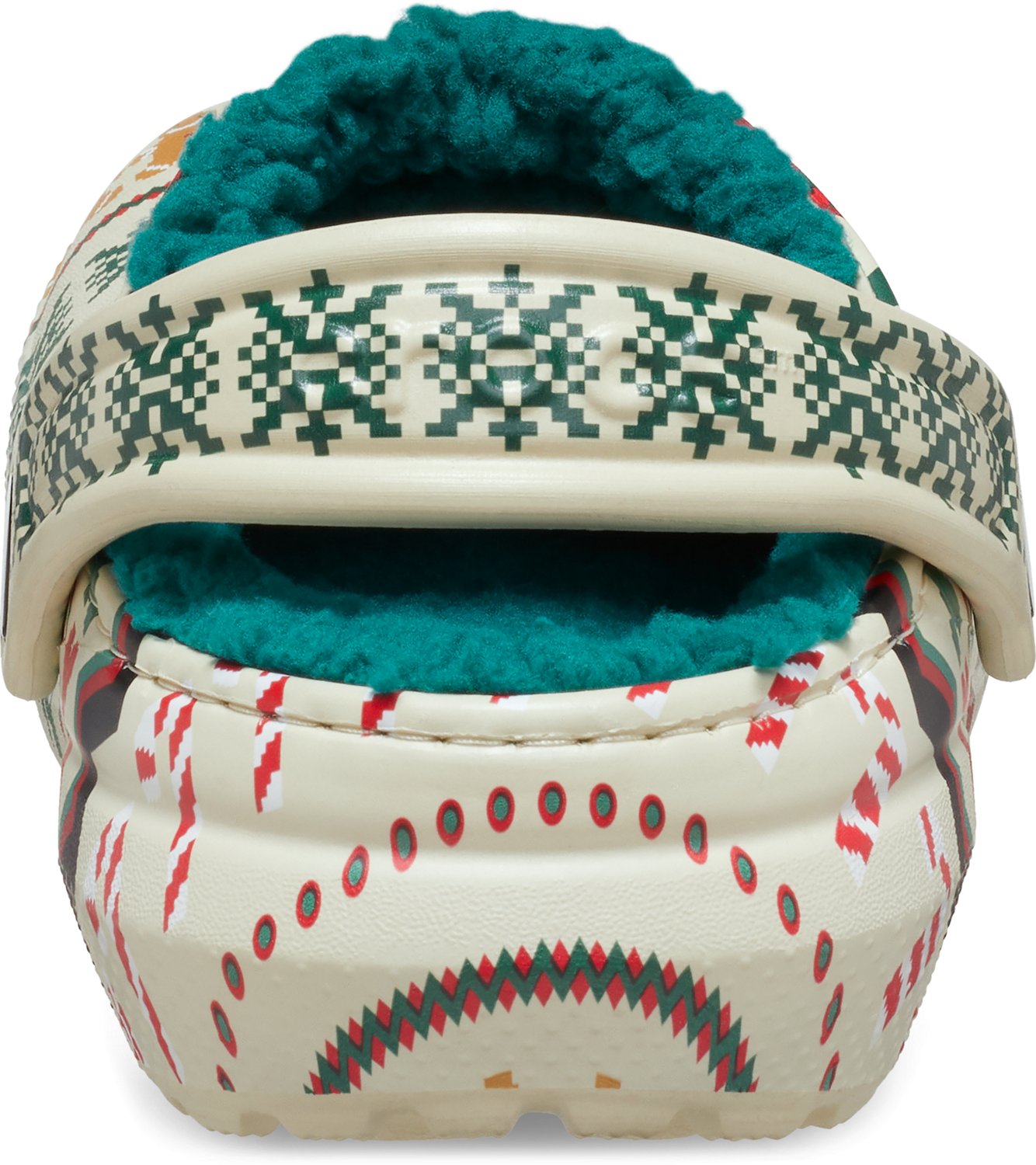 Crocs Kids' Classic Lined Fair Isle Clogs