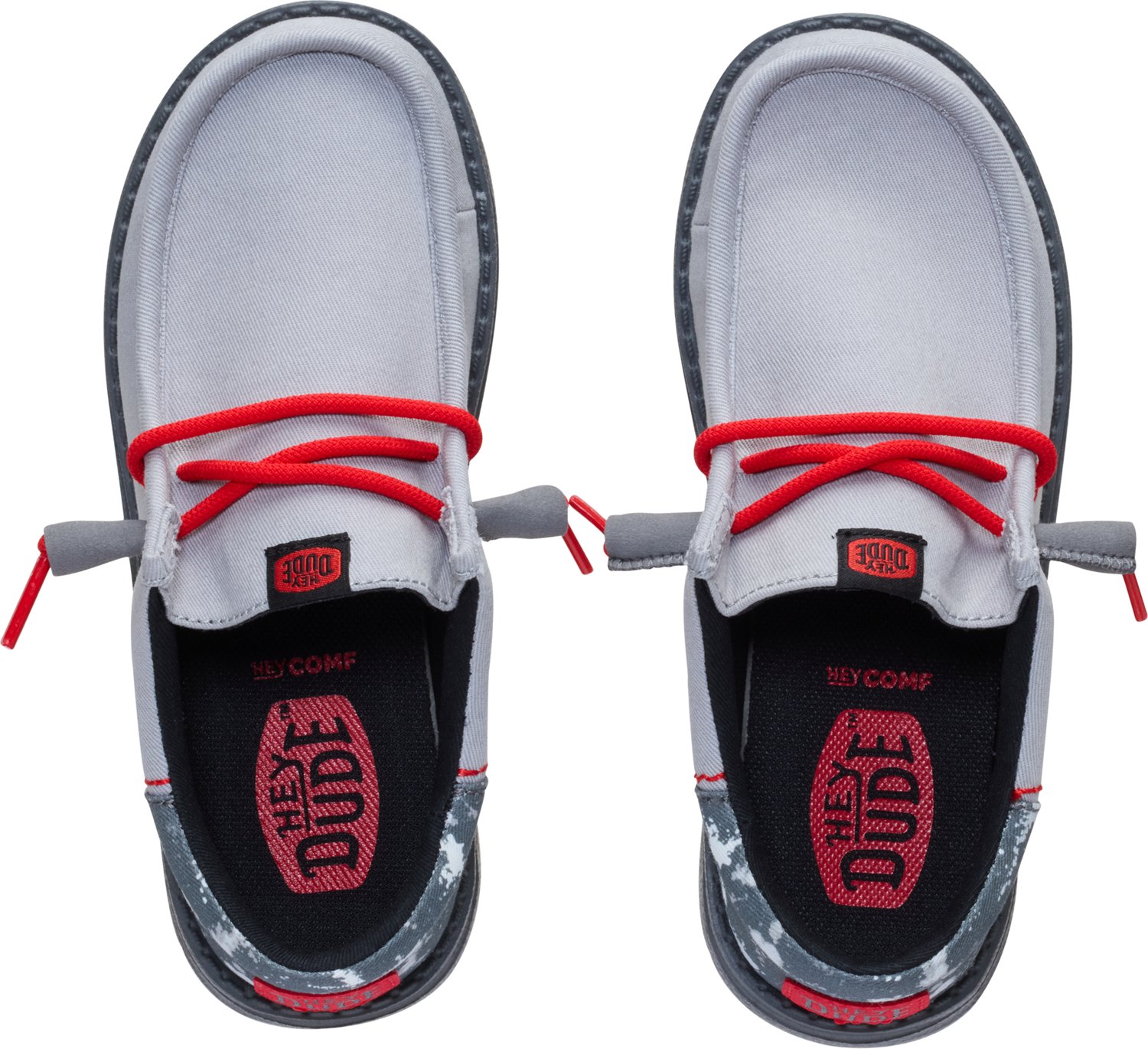HEYDUDE Boys’ Wally Funk Youth Splatter Camo Shoes - view number 5