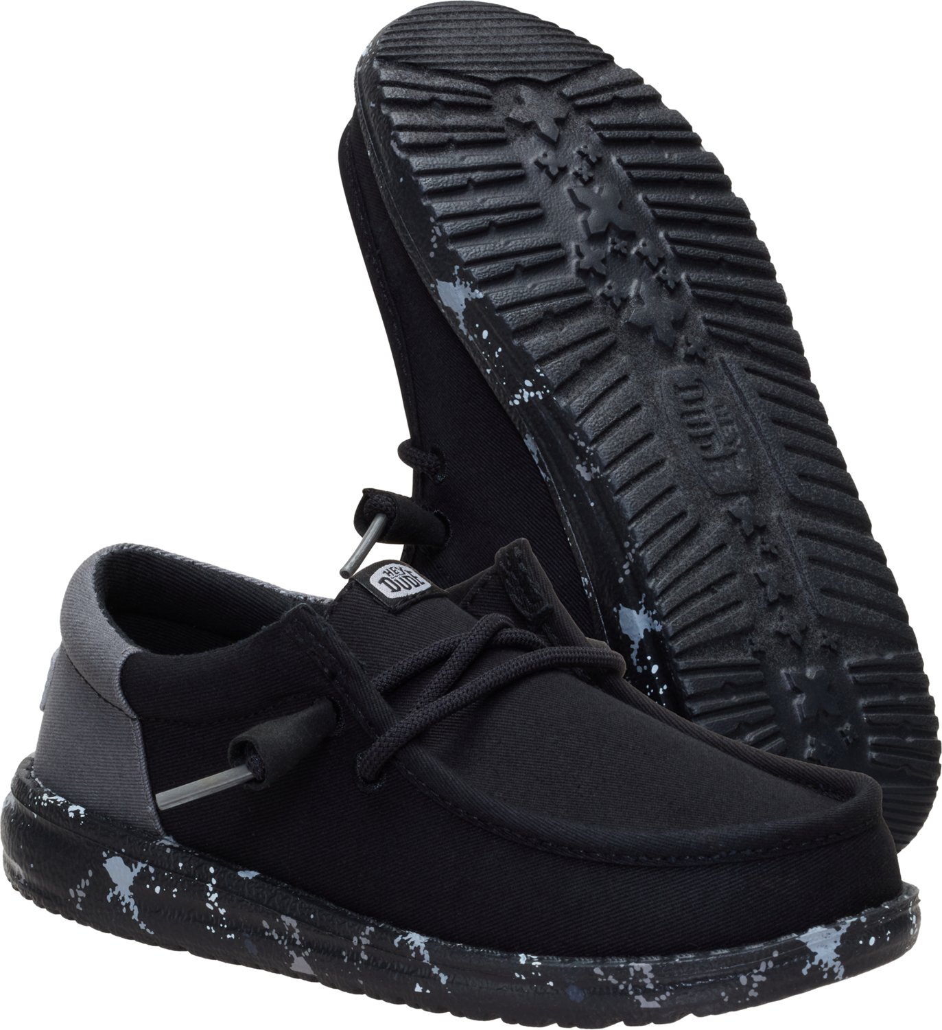 HEYDUDE Boys’ Wally Funk Youth Splatter Camo Shoes - view number 6