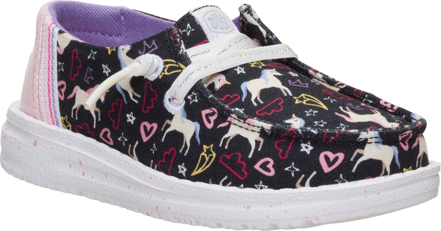 HEYDUDE Wendy Toddler Unicorn Stars Shoes - view number 3