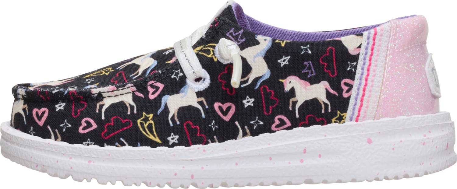 HEYDUDE Wendy Toddler Unicorn Stars Shoes - view number 2