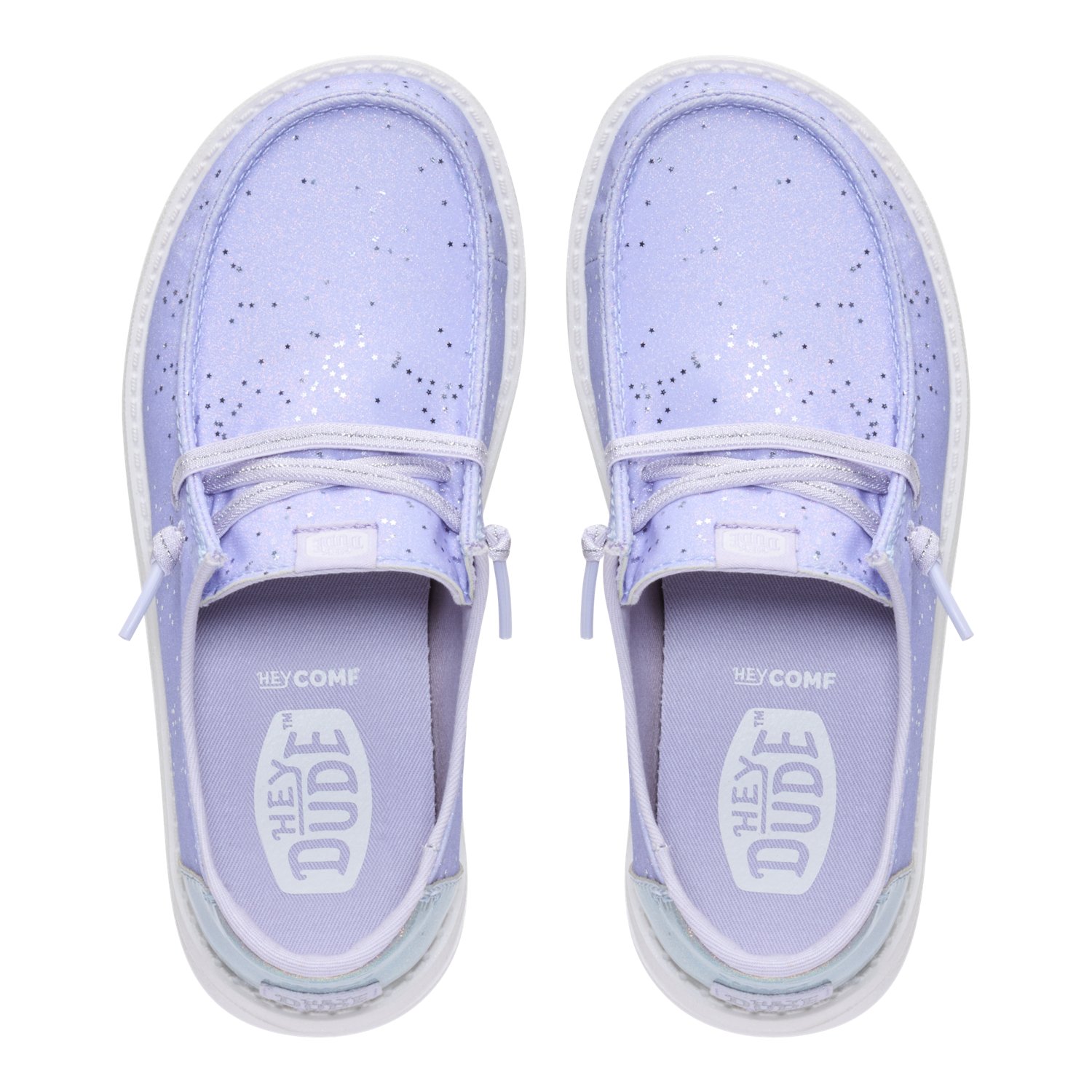 HEYDUDE Wendy Youth Sparkle Surprise Shoes - view number 5