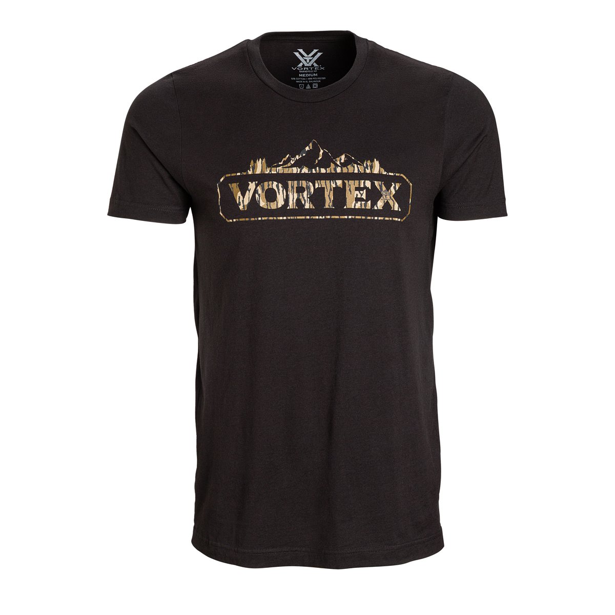 Vortex Optics Men's Mossy Oak Black Peakline T-Shirt