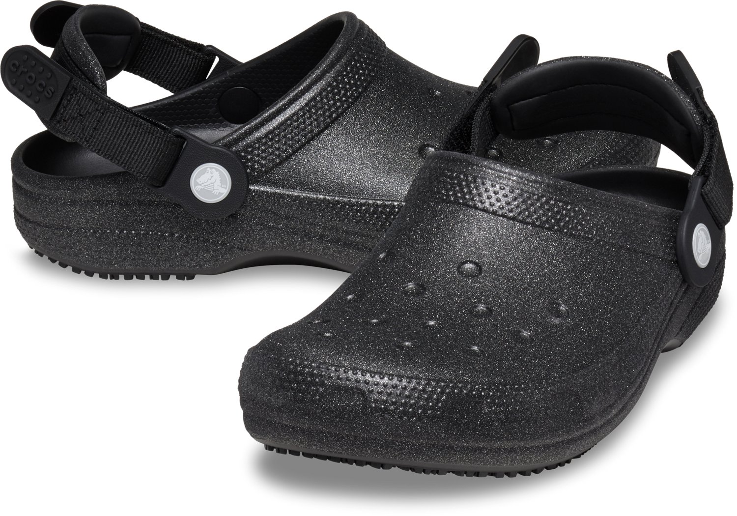 Crocs Adult Classic Glitter Work Clog - view number 3
