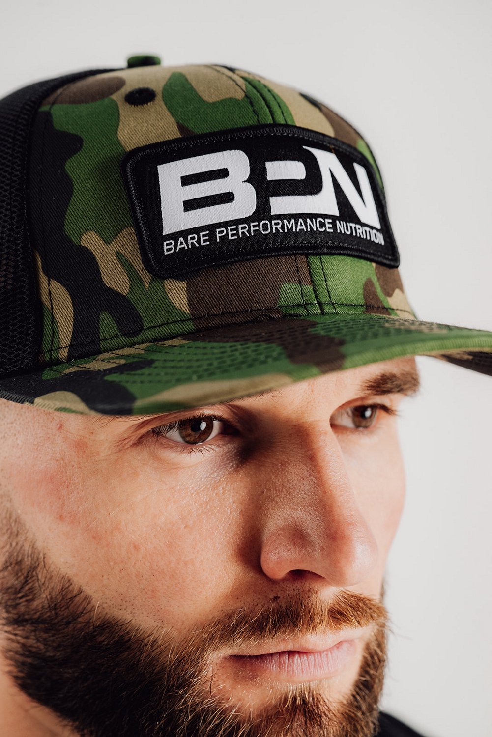 BPN Bare Performance Nutrition Adults' Classic Camo Snapback Hat