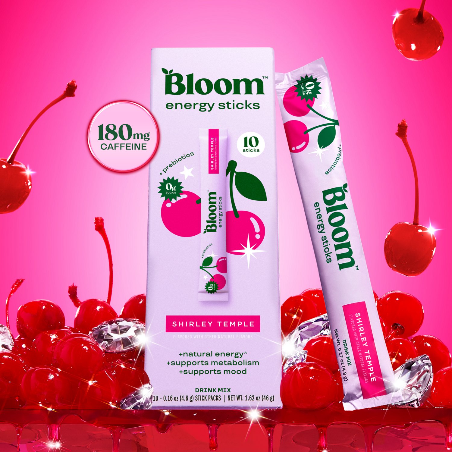 Bloom Nutrition Energy Sticks 10-Pack