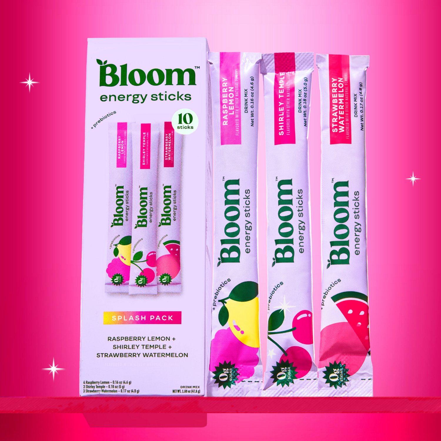 Bloom Nutrition Energy Sticks 10-Pack