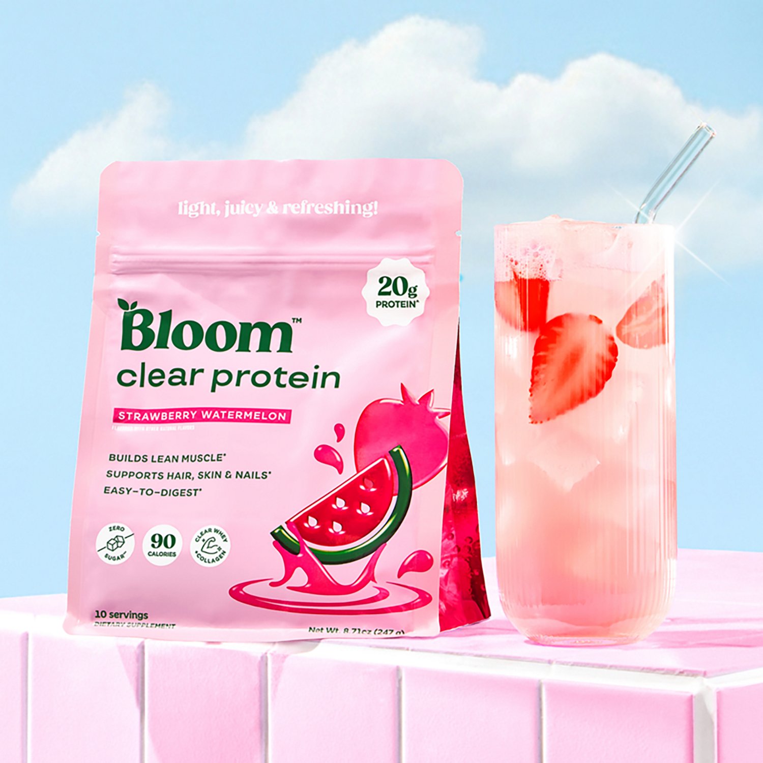 Bloom Nutrition Clear Protein 10-Pack