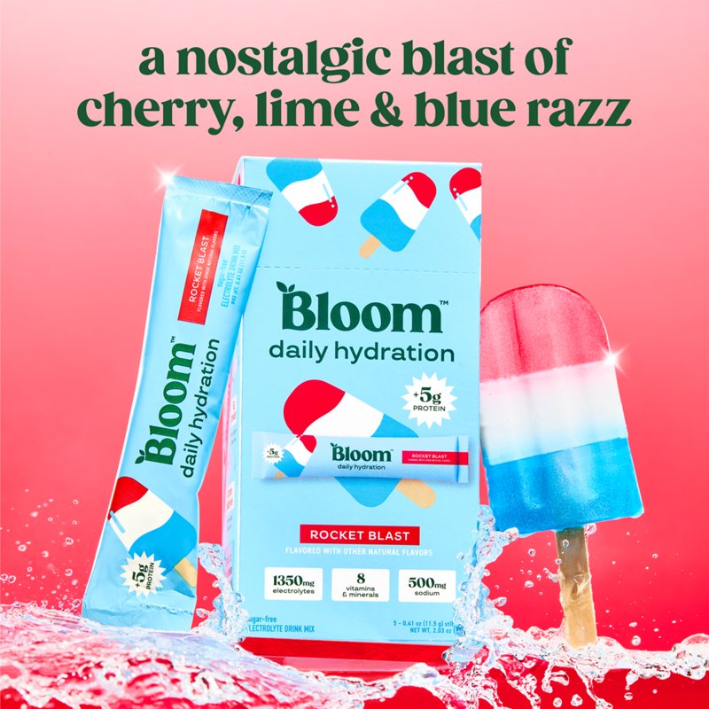 Bloom Nutrition Daily Hydration Rocket Blast 5-Pack