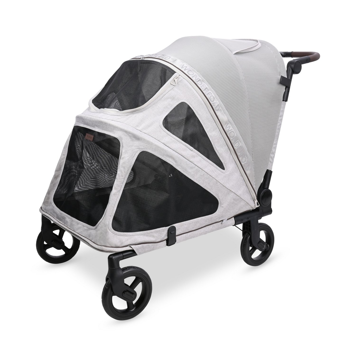 Wonderfold Hudson Flat Fold Large Pet Stroller Wagon