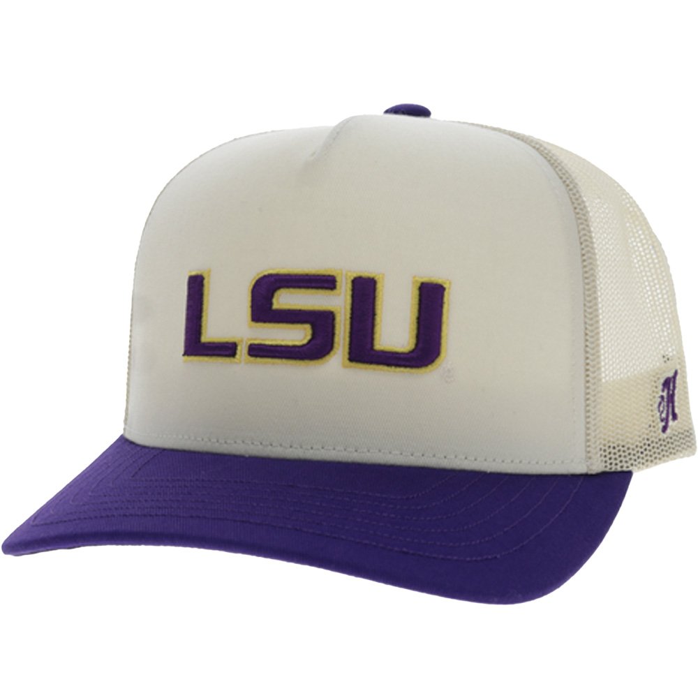 Hooey Louisiana State University Primary Logo Back Hit Trucker Cap
