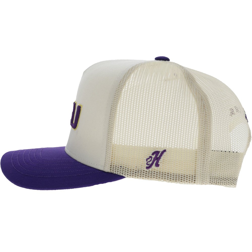 Hooey Louisiana State University Primary Logo Back Hit Trucker Cap - view number 4