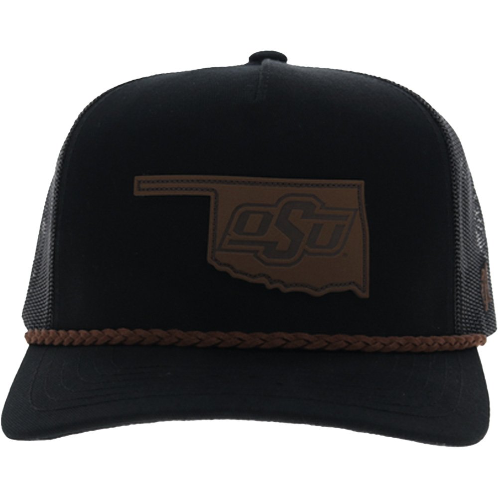 Hooey Oklahoma State University State Patch Trucker Cap - view number 2
