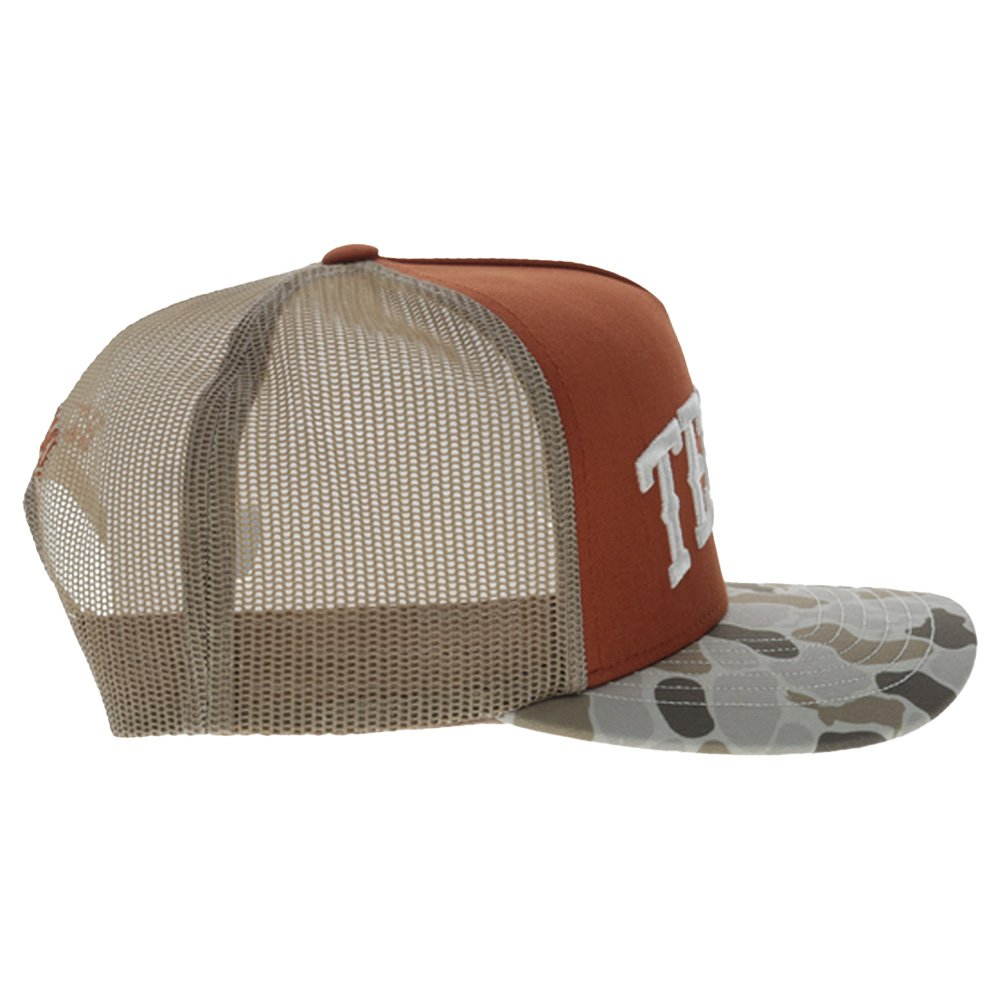 Hooey University of Texas School Camo Bill Trucker Cap - view number 3