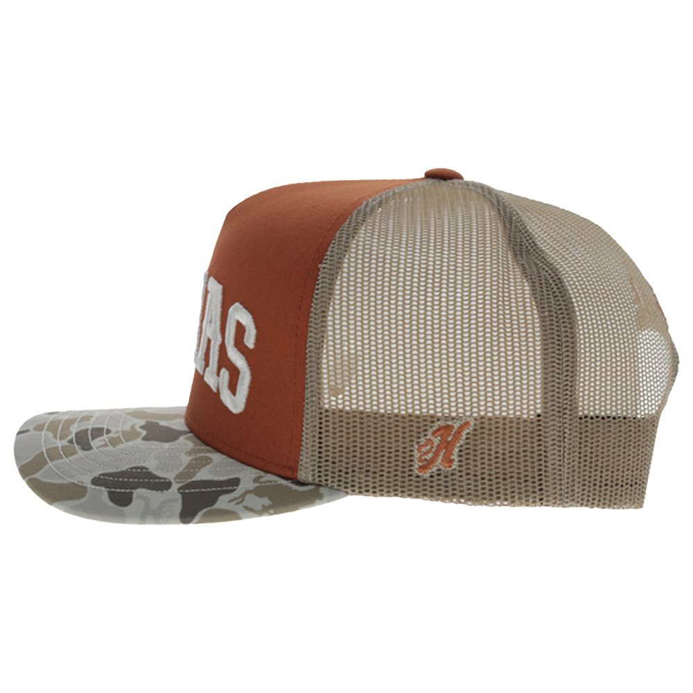 Hooey University of Texas School Camo Bill Trucker Cap - view number 4