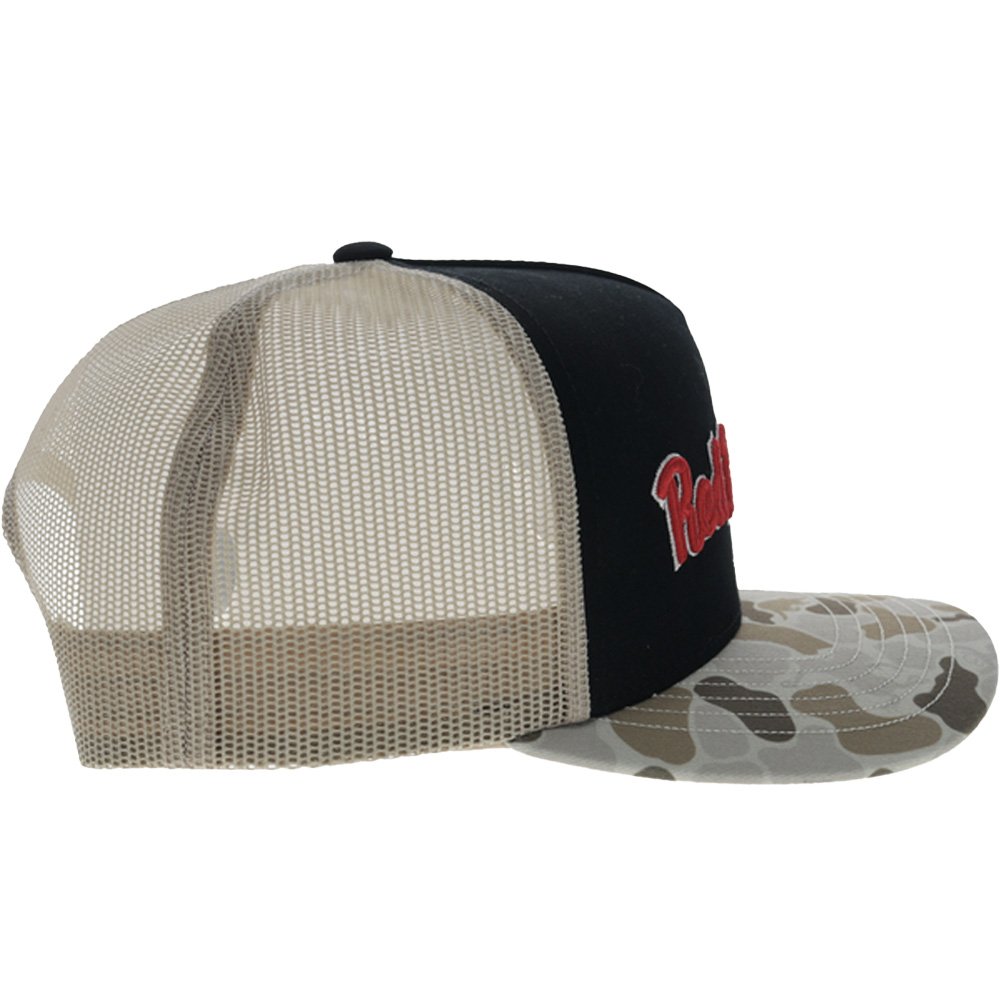 Hooey Texas Tech University School Script Camo Bill Trucker Cap