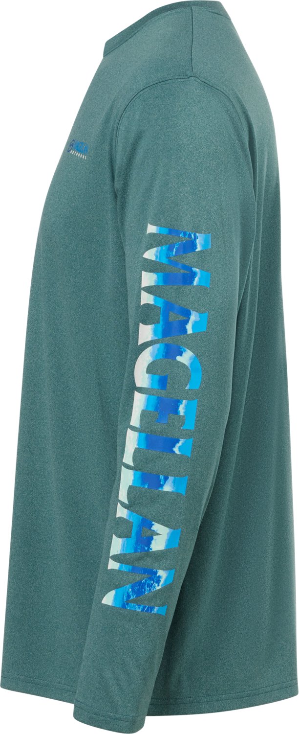 Magellan Outdoors Men's Casting Crew Long Sleeve T-shirt                                                                         - view number 3