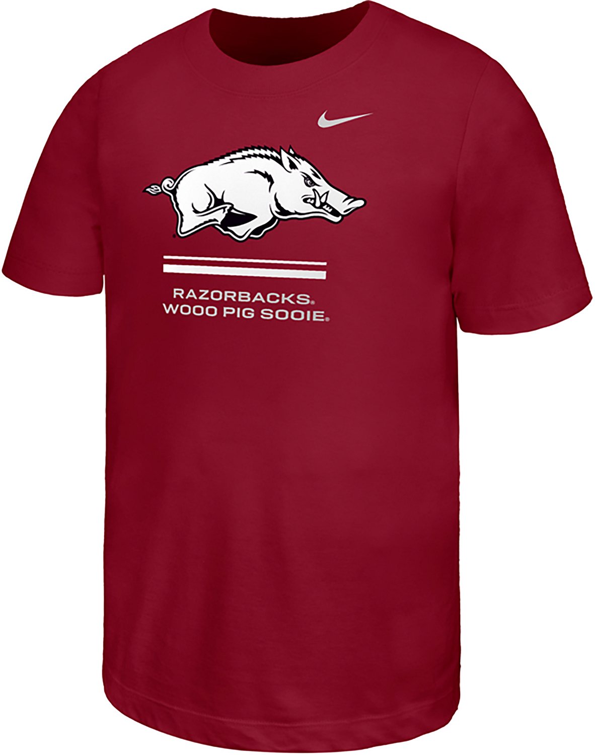 Nike Boys' Arkansas Oversized Logo Core Cotton Short Sleeve T-shirt