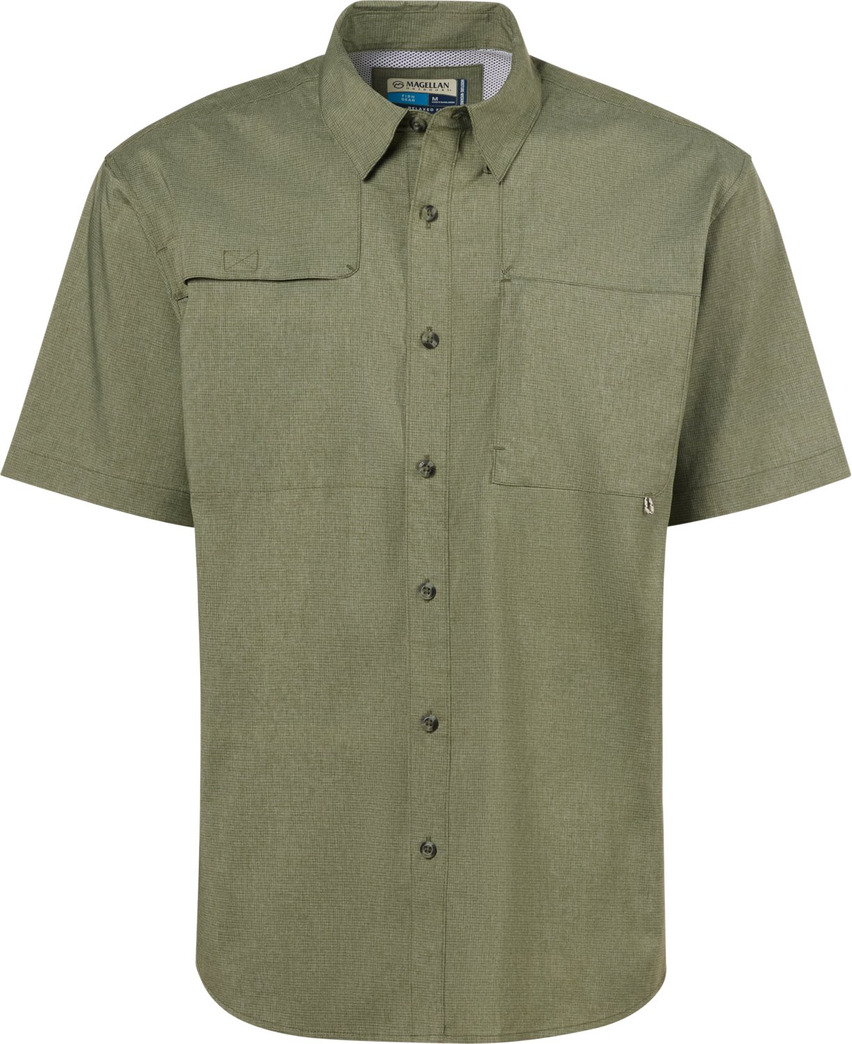 Magellan Outdoors Men's Aransas Pass Ripstop Short Sleeve Fishing T-shirt