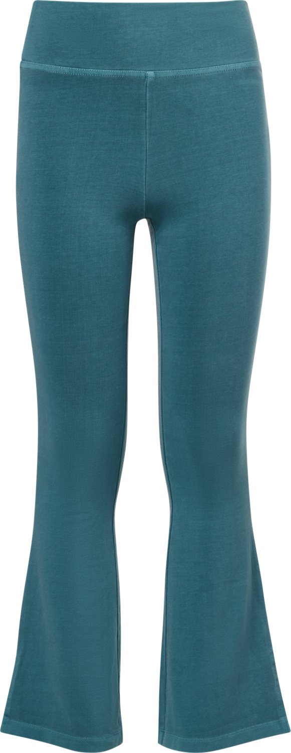 BGC Girls' Wash Flare Slit Leggings