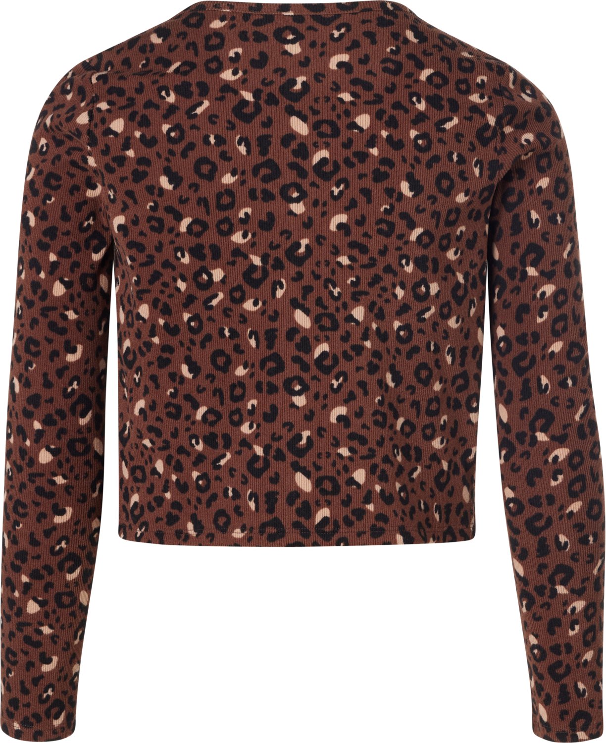 BCG Girls' Rib Print Long Sleeve Cardigan - view number 2