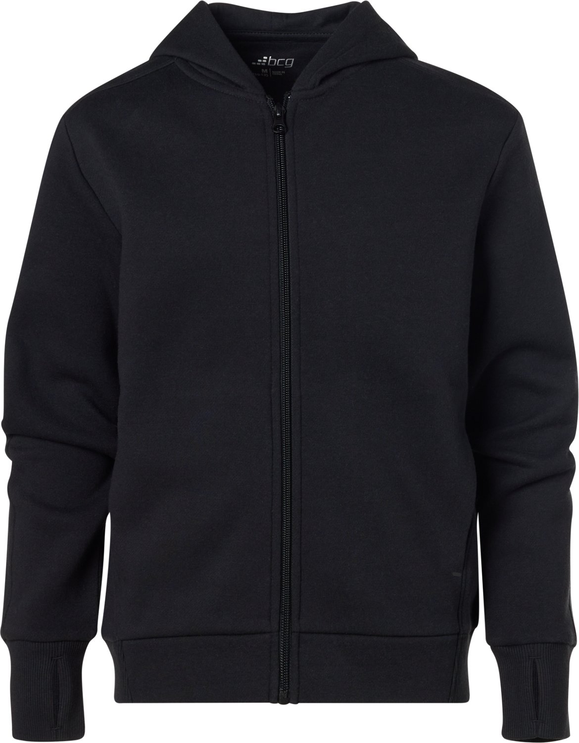 BCG Boys' Cotton Fleece Full Zip Hoodie
