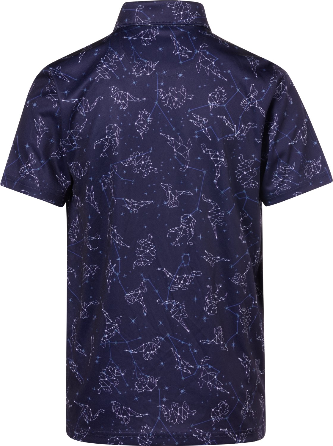 BCG Boys' Golf Print Short Sleeve Performance Polo - view number 2