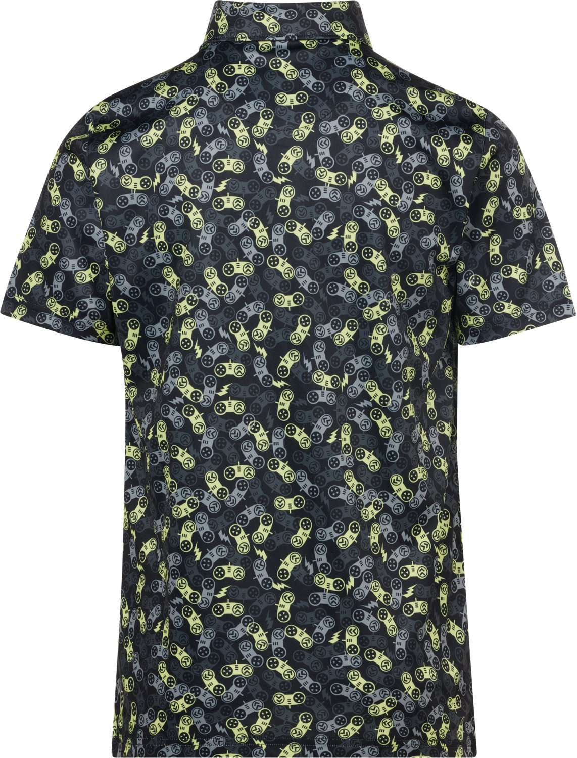 BCG Boys' Golf Print Short Sleeve Polo - view number 2