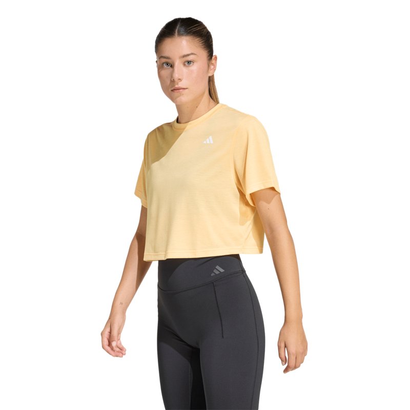 adidas Women's Train Essentials Boxy Workout T-Shirt - Semi Ice Tangerine