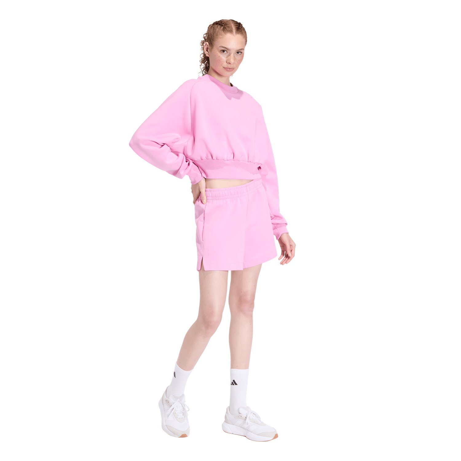 adidas Women's ALL SZN Soft Lux Loose Sweatshirt - view number 3