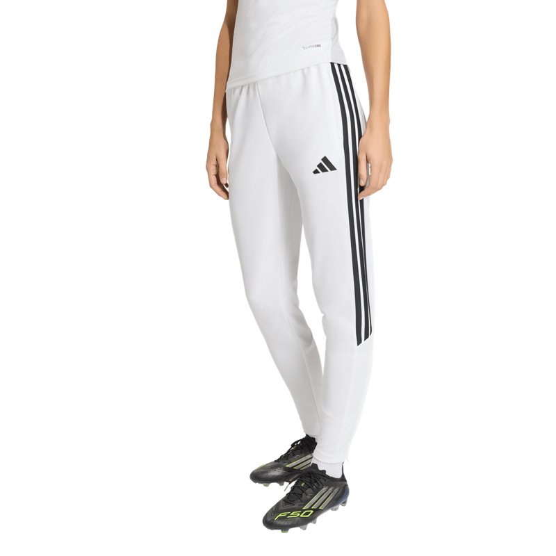 adidas Women's Training Tracksuit Regular Fit Pants - White/black