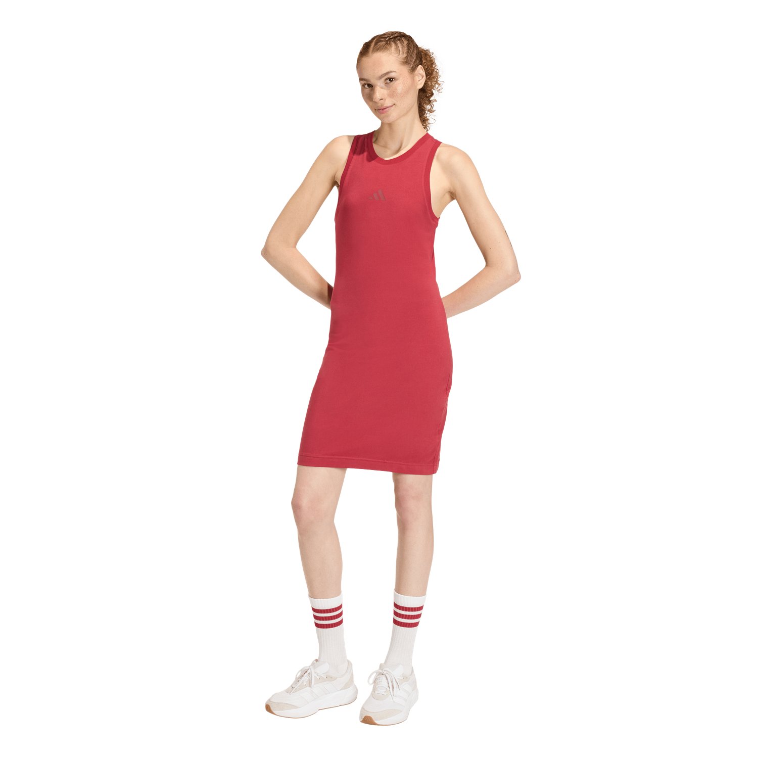 adidas red zip up dress Adidas Crochet Collection Dress Review
