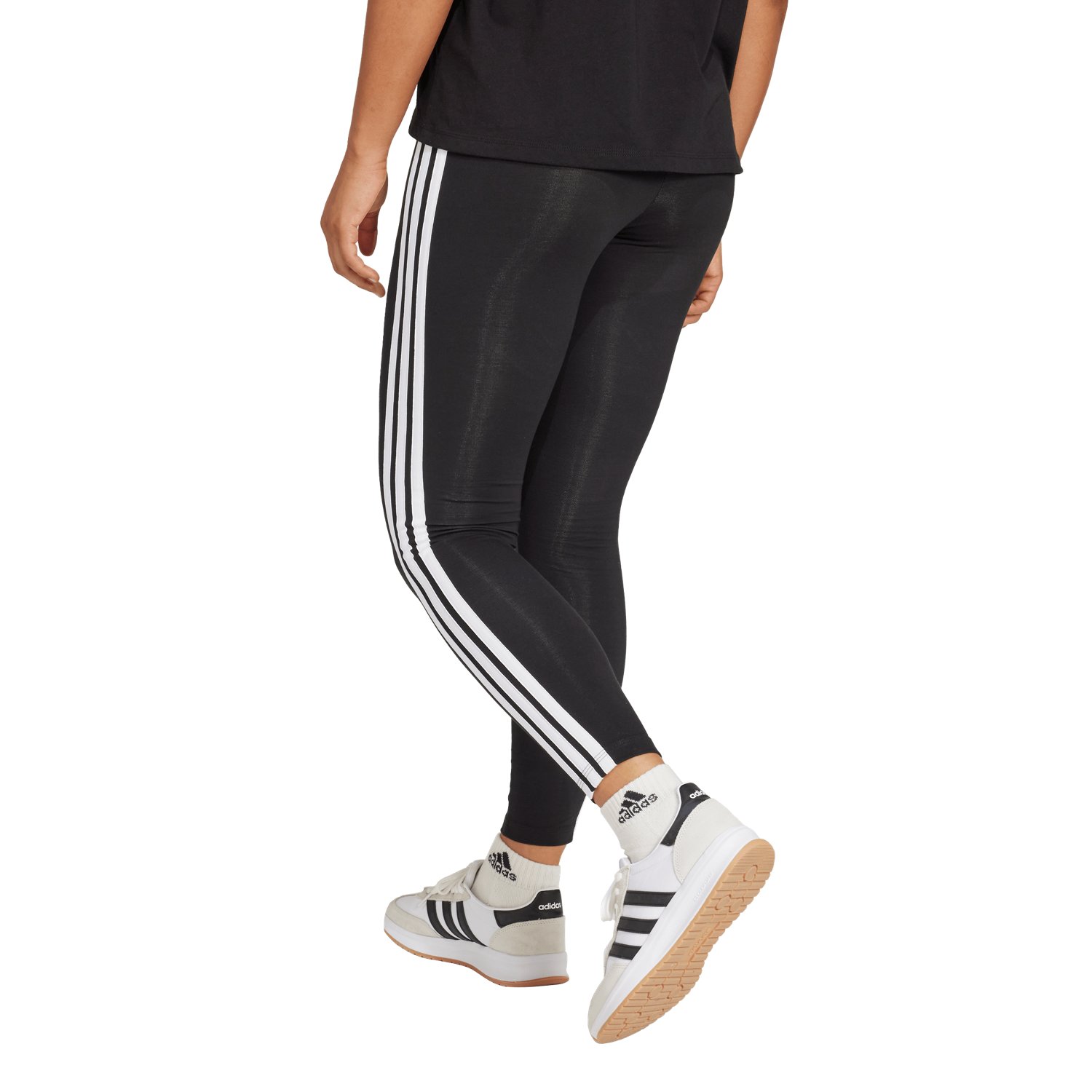 adidas Women's Essentials 3-Stripes Leggings - view number 2
