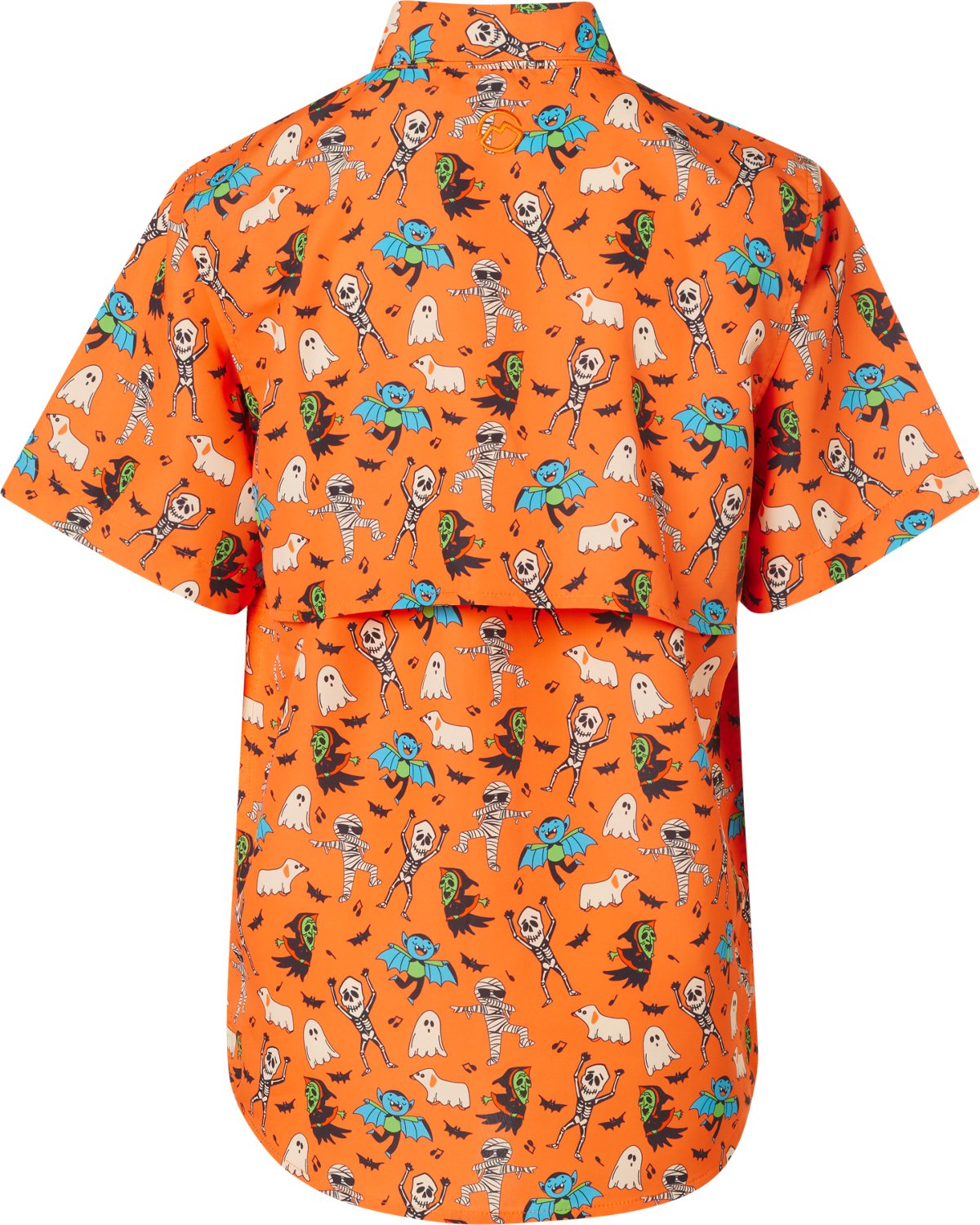 Magellan Outdoors Boys' Laguna Madre Halloween Allover Print Fishing Shirt - view number 2