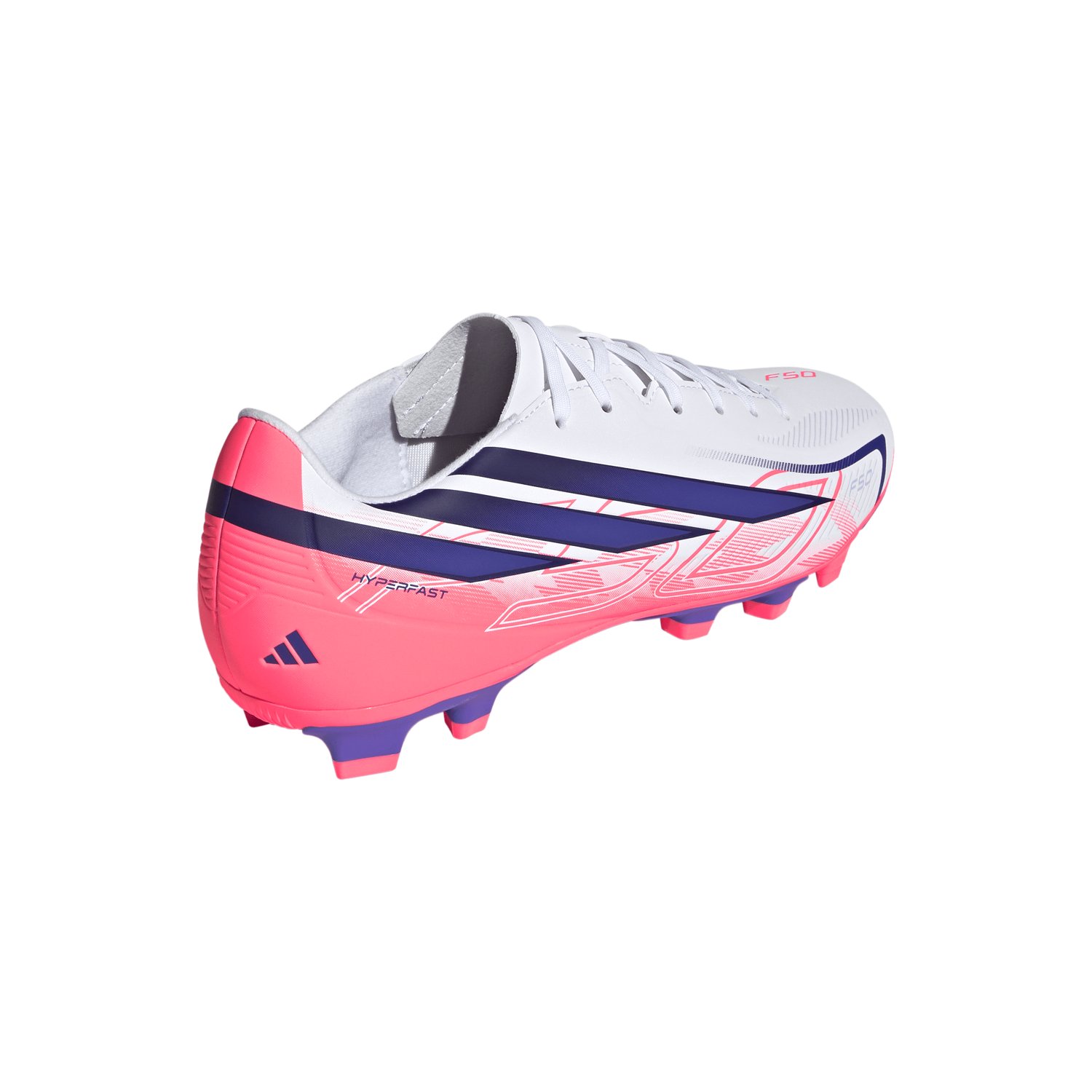 adidas Adults' F50 Hyperfast Club Firm Ground / Multi Ground Soccer Cleats - view number 4