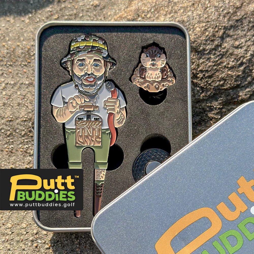Puttbuddies Al Czervik Gopher Divot Tool and Ball Marker Set