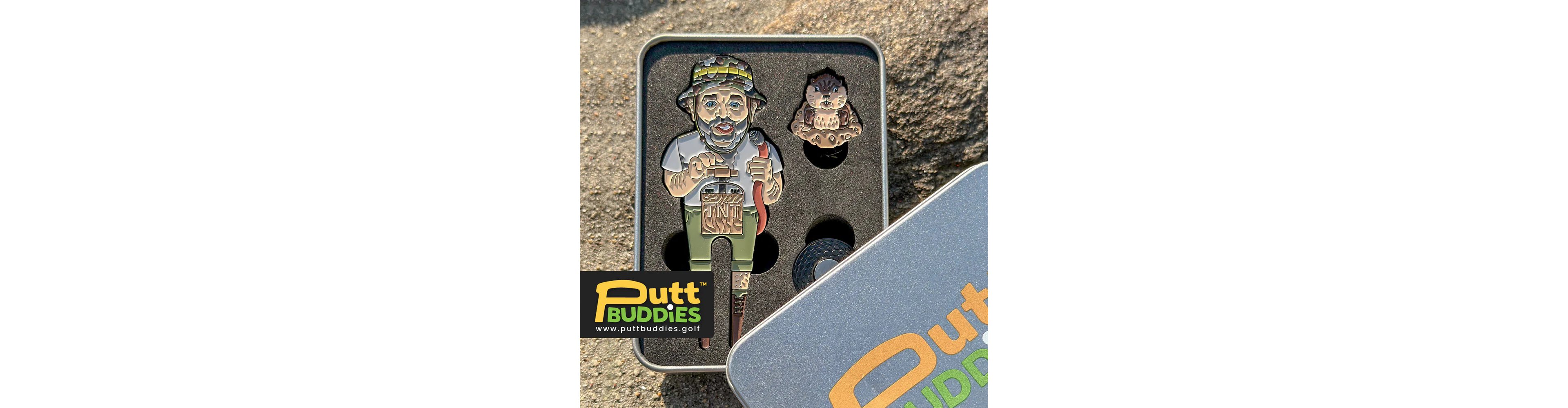 Puttbuddies Al Czervik Gopher Divot Tool and Ball Marker Set
