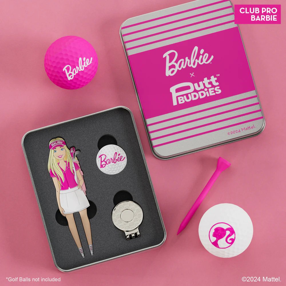 Club Pro Barbie Divot Tool and Ball Marker Set