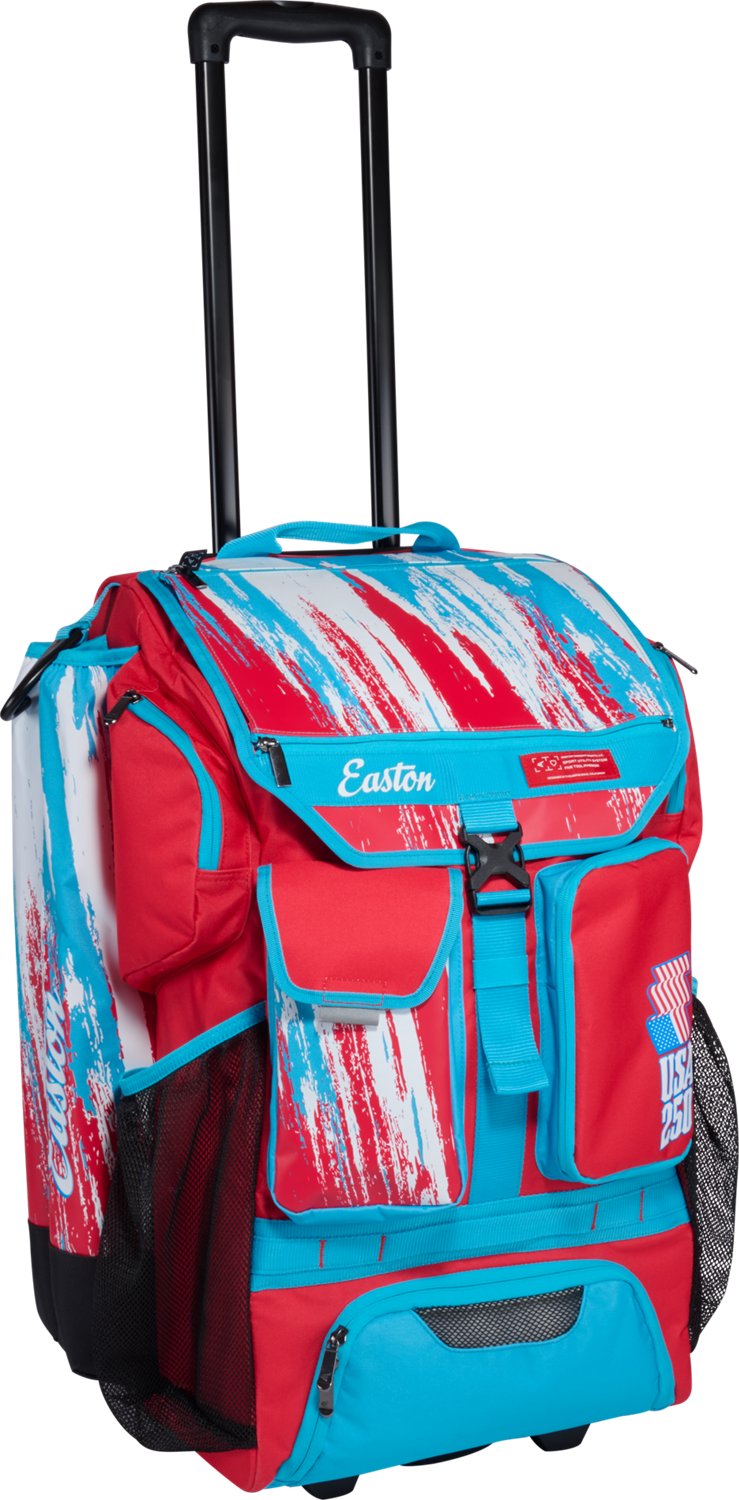 EASTON Five Tool Phenom Baseball Americana Wheeled Bag