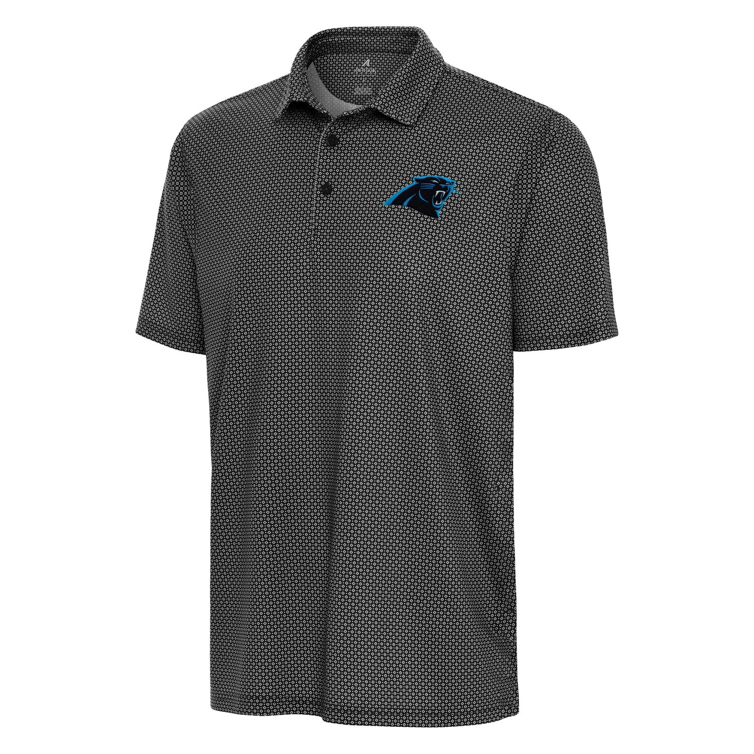 Antigua Men's Carolina Panthers Trelliss Polo Shirt