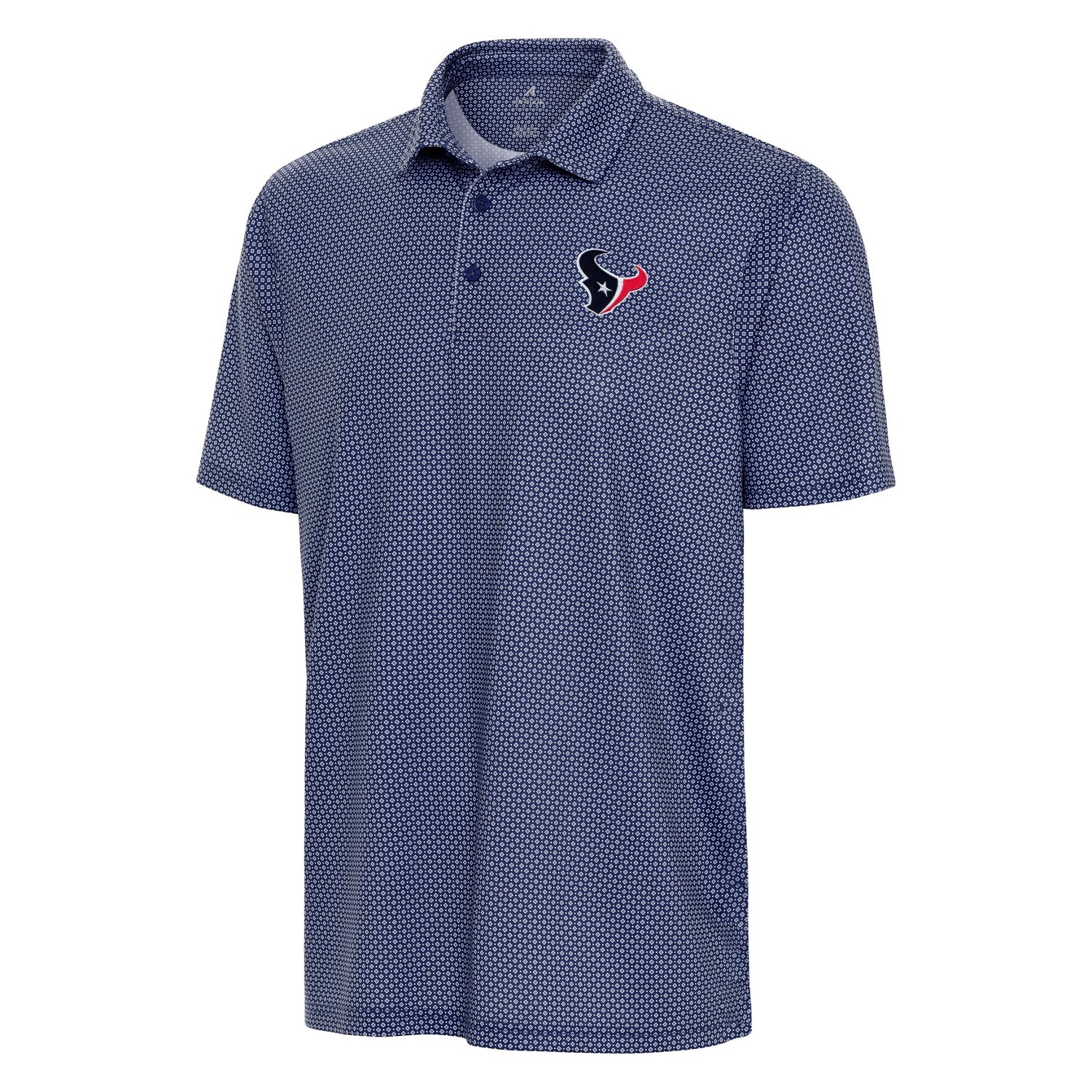 Antigua Men's Houston Texans Trelliss Polo Shirt