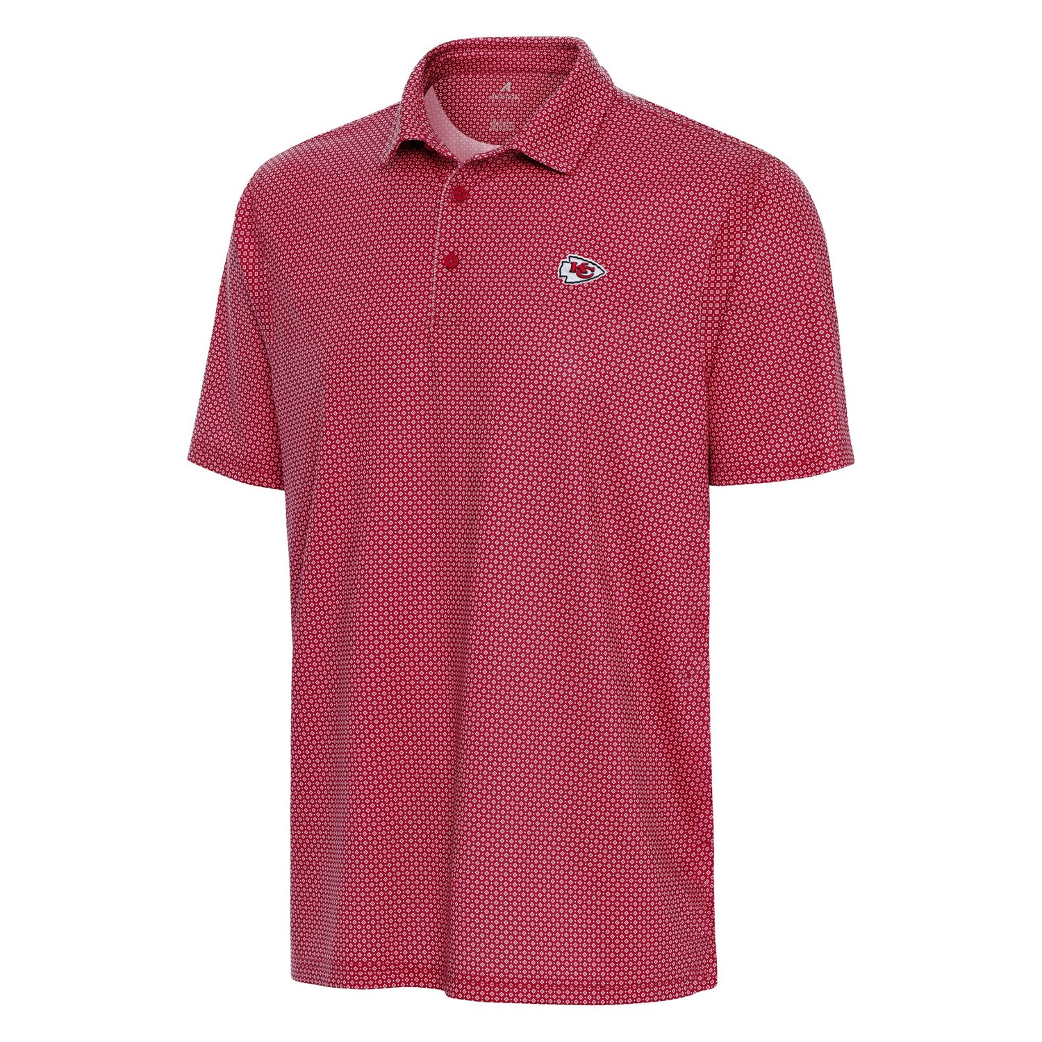 Antigua Men's Kansas City Chiefs Trelliss Polo Shirt