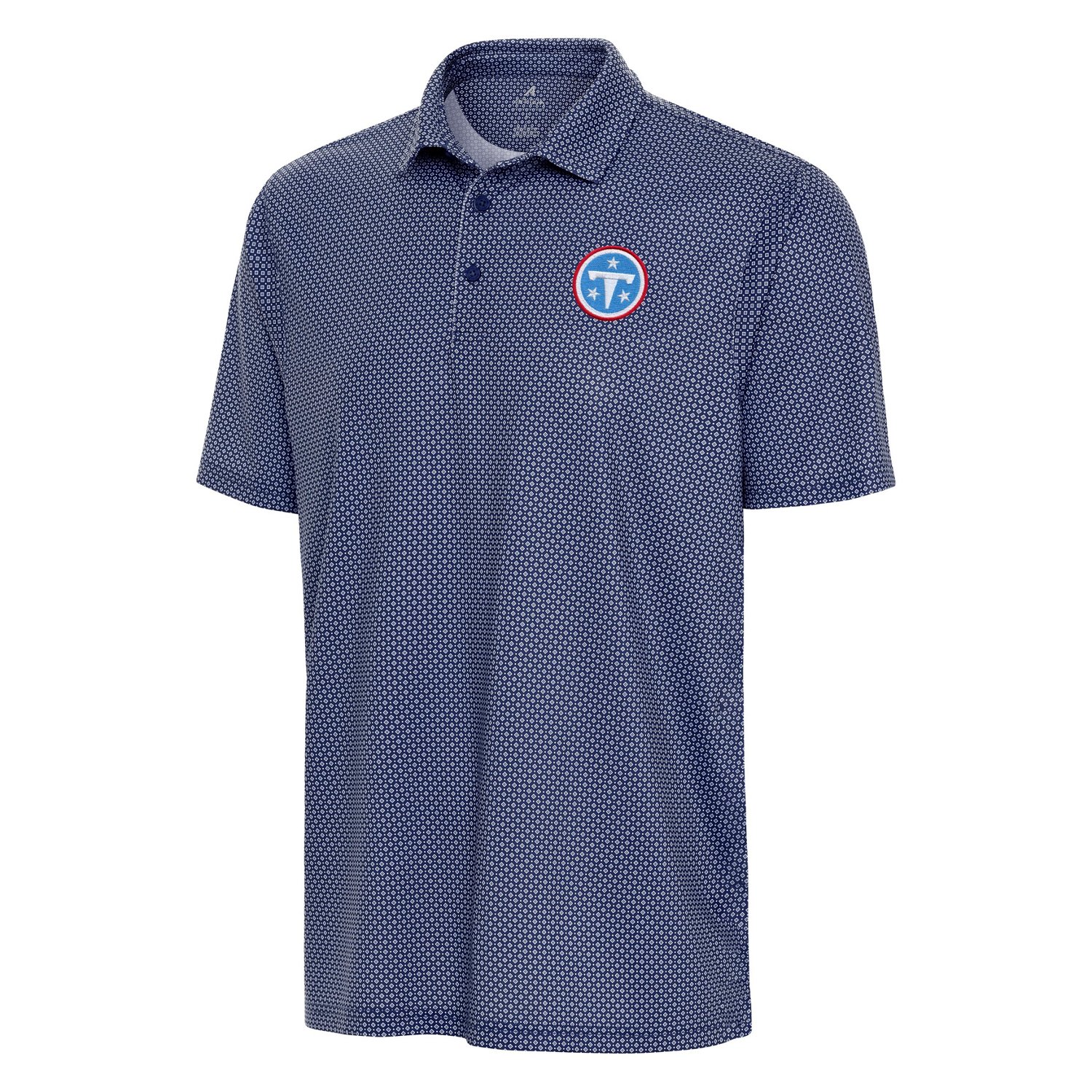 Antigua Men's Tennessee Titans Trelliss Polo Shirt