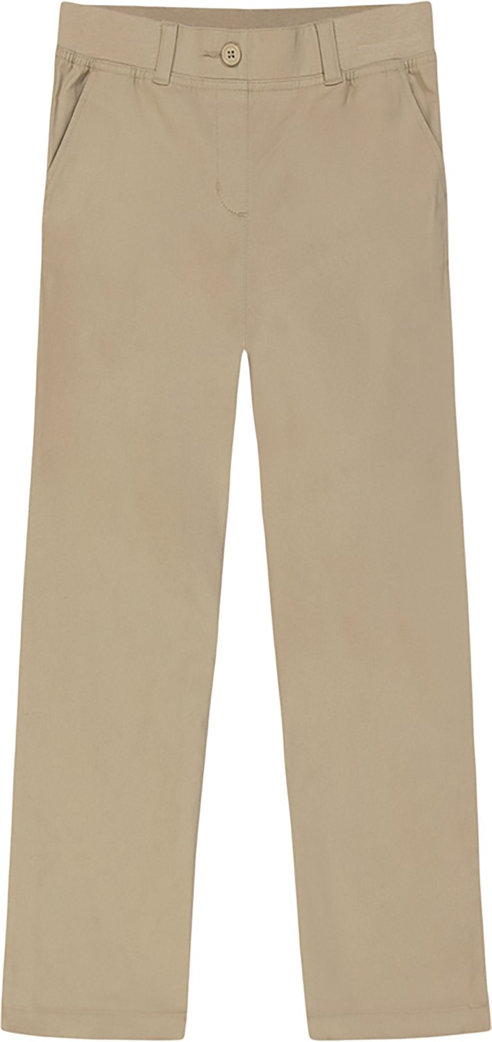 Nautica Uniform Girls' Wide Leg Pull-On Pant with Hybrid Waistband - view number 2